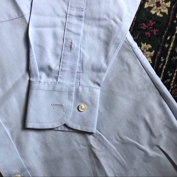 NWOT Stafford blue button down dress shirt - Picture 5 of 6